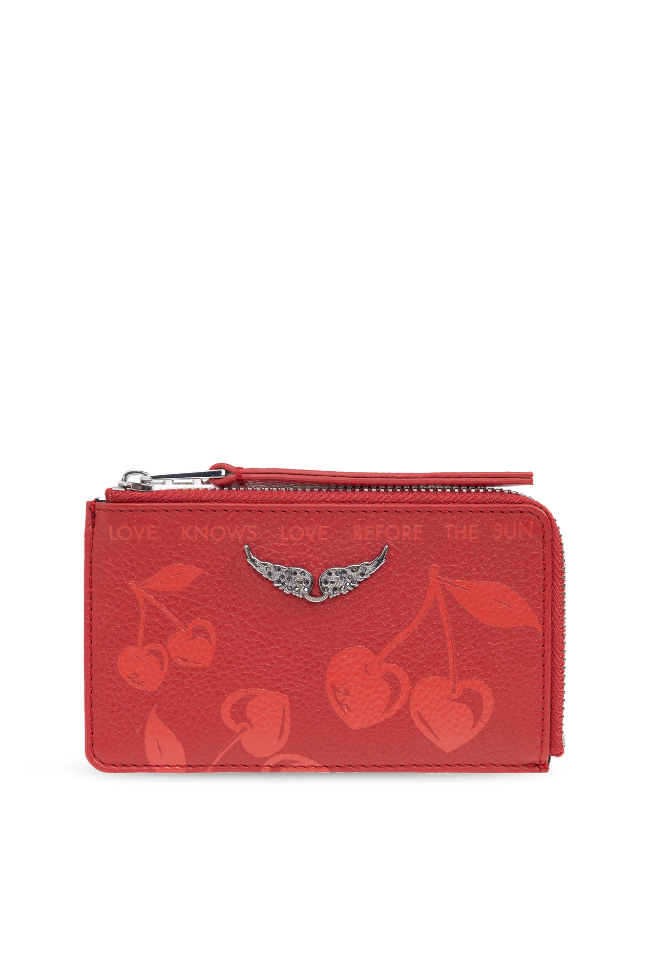 カードケース・名刺入れ Sunny Pass Card Holder - Zadig & Voltaire - Leather - Red Red Vintage Leather Card Holder | Zadig&Voltaire